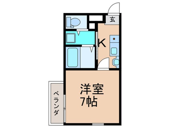 OSAKA万代東の物件間取画像